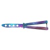 Briceag Fluture Antrenament Multicolor Ideallstore, 22cm, Otel 440C, 130g, Chain Reaction - Camping