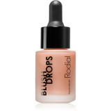 Rodial Blush Drops blush lichid și luciu de buze ofera hidratare si stralucire culoare Sunset Kiss 15 ml
