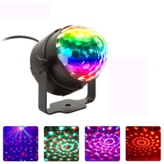 Mini proiector glob de cristal cu joc de lumini LT-775 foto