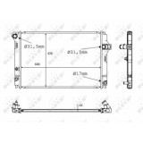 NRF Radiator, racire motor