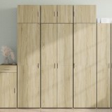 VidaXL Dulap &icirc;nalt, stejar sonoma, 70x42,5x185 cm, lemn prelucrat