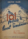 101 de portrete din boxul romanesc - Costin Paun (cu dedicatie pentru Ionel Teodoreanu)