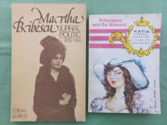 MARTHA BIBESCU - JURNAL POLITIC. 1939- 1941+ KATIA DEMONUL ALBASTRU AL TARULUI.. foto