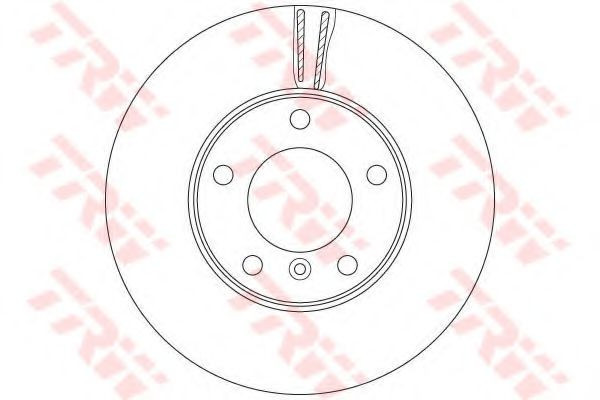Disc frana MERCEDES G-CLASS (W461) (1990 - 2016) TRW DF6478S