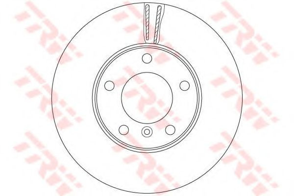 Disc frana MERCEDES G-CLASS Cabrio (W463) (1989 - 2016) TRW DF6478S