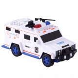 Pusculita Electronica MRG M-6688-19, Masina de politie, Cu PIN, Alb C529