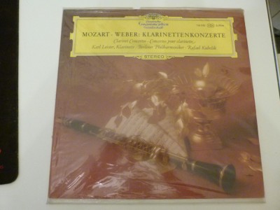 Concerte pt. clarinet - Mozart, Weber, Berliner phil., Raphael kubelik foto
