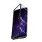Carcasa magnetica pentru Samsung Galaxy S9 Plus, Negru/Transparent