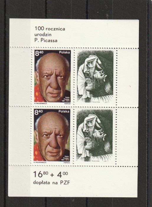 100 de ani Picasso,Polonia.