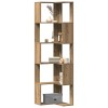 VidaXL Bibliotecă 5 nivel stejar artizanal 50x50x179 cm lemn prelucrat 852590