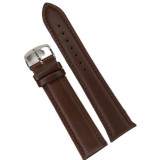 Cumpara ieftin Curea Ceas WatchZone din Piele Natural? Maro &Icirc;nchis, Dublu Strat cu Interior Crem ?i Cus?tur? Ton pe Ton, M?rime L (12mm - 24mm)