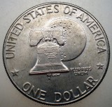 1.591 USA SUA EISENHOWER BICENTENNIAL LIBERTY BELL 1 ONE DOLLAR 1976 D