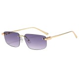 Ochelari de soare premium fara rama Asteroid GSM S098, Amethyst