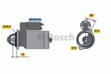 Starter AUDI A6 (4F2, C6) (2004 - 2011) BOSCH 0 986 021 610