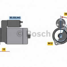 Starter AUDI A4 Cabriolet (8H7, B6, 8HE, B7) (2002 - 2009) BOSCH 0 986 021 610