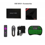 Mini PC TV Box X88 MAX+, 4K, Quad-Core, 4GB RAM, 64GB, WiFi dual band 2.4/5