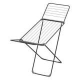 Uscător de rufe metalic pliabil, gri, 180x55x92 cm, CMCLASS