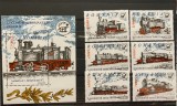 Cumpara ieftin Romania 2002 LP 1592 LP 1593 Locomotive romanesti cu abur, serie + colita MNH, Nestampilat