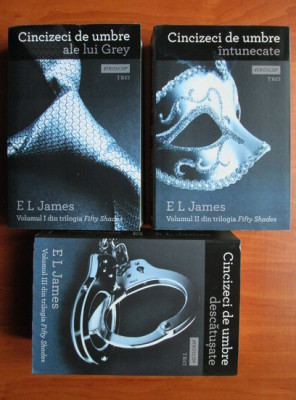 E. L. James - Cincizeci de umbre ale lui Grey 3 volume foto