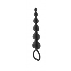 Bile Anale Emotion, Silicon, Negru, 19 cm, Guilty Toys, Backdoor Pleasure