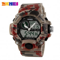 Ceas SUBACVATIC SKMEI S-Shock 4 Sport Japan Alarma Calendar DUAL TIME CALITATE foto