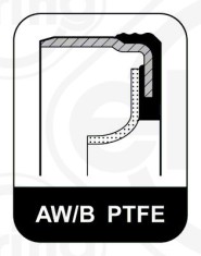 ELRING 345.000 Simering, arbore cotit