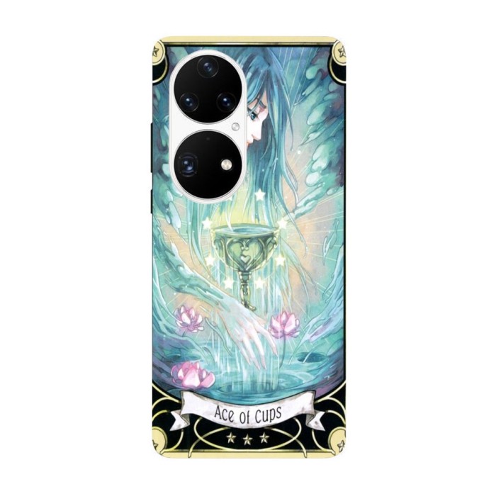 Husa compatibila cu Huawei Nova Y70 model Ace of cups, Silicon, TPU, Viceversa