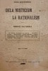 Dragomirescu, DELA MISTICISM LA RAȚIONALISM, București, 1924