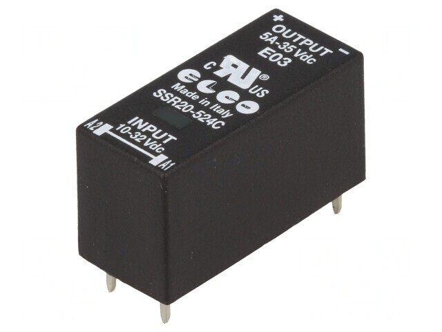 Releu Semiconductor SPST-NO 10-32VDC 5A 0-35VDC SSR20-524C