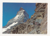 SH1 - Carte Postala - ELVETIA-Zermatt Matterhorn 4478m. Mt. Cervin, Necirculata, Printata