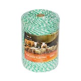 Fir pentru gard electric Thor 500 m, 2.5 mm, 4 insertii SS, alb-verde