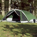 VidaXL Cort de familie pentru 6 persoane, verde, impermeabil