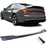 Ducktail rear spoiler lip gloss black potrivit pentru Audi A5 F5 Coupe Sportback din 2016 Performance AutoTuning