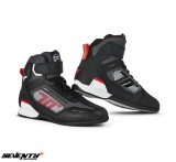 Cumpara ieftin Ghete (cizme) pentru scuter - motocicleta Racing Unisex Seventy model SD-BR2 Veloce culoare: negru/rosu Negru/rosu 42