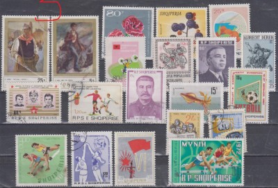 A7 T3 3 - Timbre foarte vechi - Albania foto
