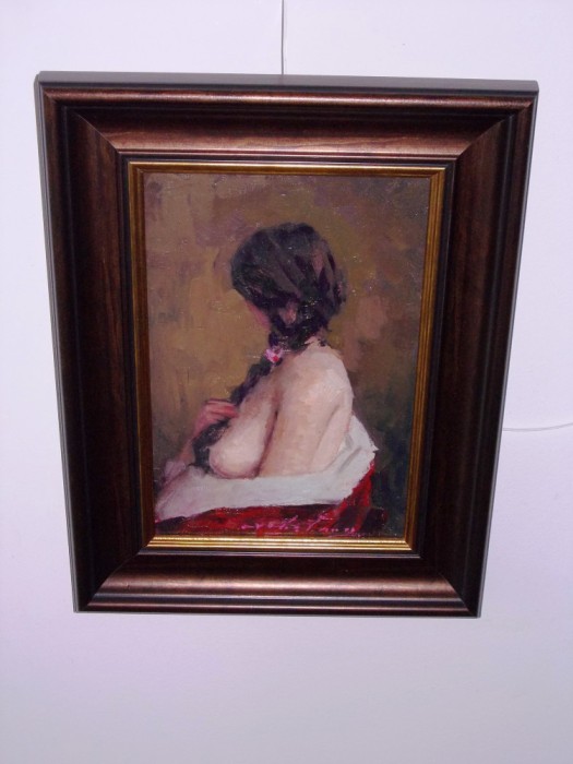 Tiberiu Chelaru (n.1967) &quot;Intimitate&quot;, ulei/panza, tablou autentic