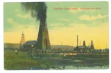 850 - CAMPINA, Prahova, Eruptia unei sonde, Romania - old postcard - unused
