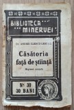 Casatoria fata de stiinta - Dr. Andrei Iliescu-Lespezi