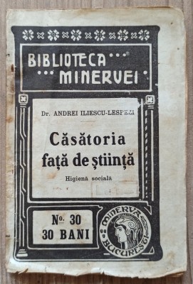 Casatoria fata de stiinta - Dr. Andrei Iliescu-Lespezi foto