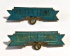 LOT 2 BARETE INSIGNA PIONIER DE FRUNTE MARE ALBASTRU INCHIS SI DESCHIS PIONIERI, Romania de la 1950