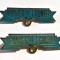 LOT 2 BARETE INSIGNA PIONIER DE FRUNTE MARE ALBASTRU INCHIS SI DESCHIS PIONIERI