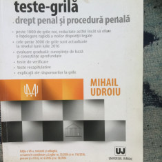 a8 Teste -grila drept penal si procedura penala - Mihail Udroiu