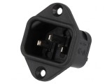 Conector Alimentare AC Soclu Tată 10A 250V IEC 60320