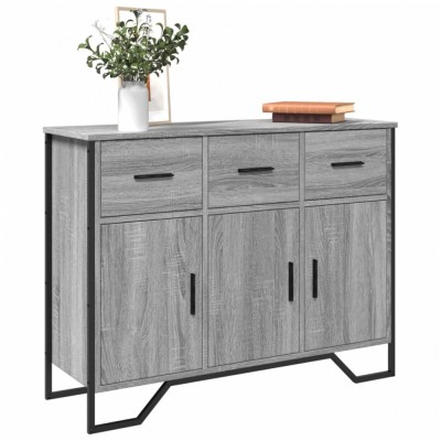 vidaXL Dulap, gri sonoma, 97x32,5x74,5 cm, lemn prelucrat 848562 foto