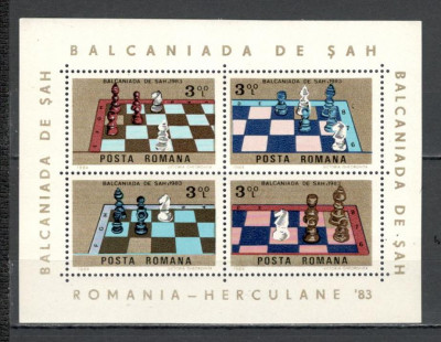 Romania.1984 Balcaniada de sah Baile Herculane TR.468 foto