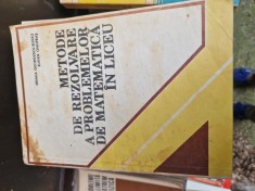 Metode de rezolvare a problemelor de matematică vintage