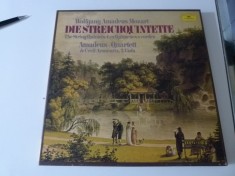 The string quartets - Mozart, Amadeus Quartett, 3 vinil box