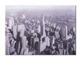Cumpara ieftin Tablou canvas, New York interbelic, 70x50cm, gata de agatat pe perete