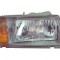 Far Suzuki Vitara 07.1988-03.1998 partea dreapta, tip bec H4, reglaj manual, cu semnalizator orange, cu suport becuri, TYC 20-3062-05-2