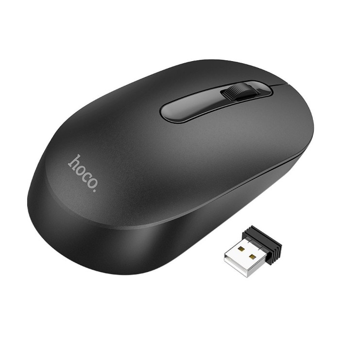 Mouse de computer wireless HOCO 2,4G 1200dpi GM14 negru